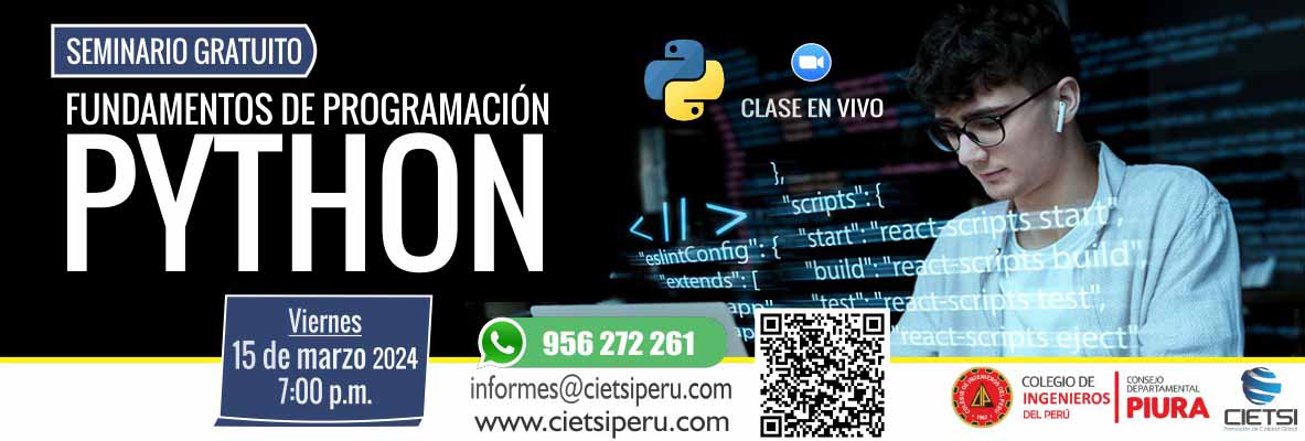 seminario gratuito fundamentos de programaciOn en python